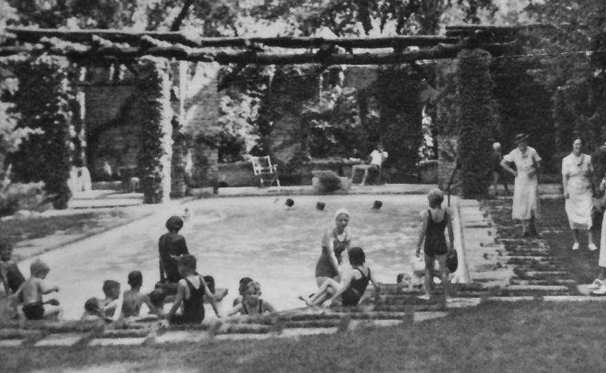 Terrace Hill Pool Party, 1937